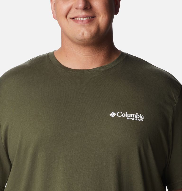 Thumbnail: Men's PHG Cube T-Shirt - Big, Color: Surplus, image 4