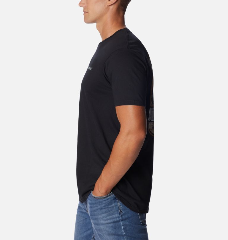 Men's Secluded Graphic T-Shirt, Color: Black, image 3