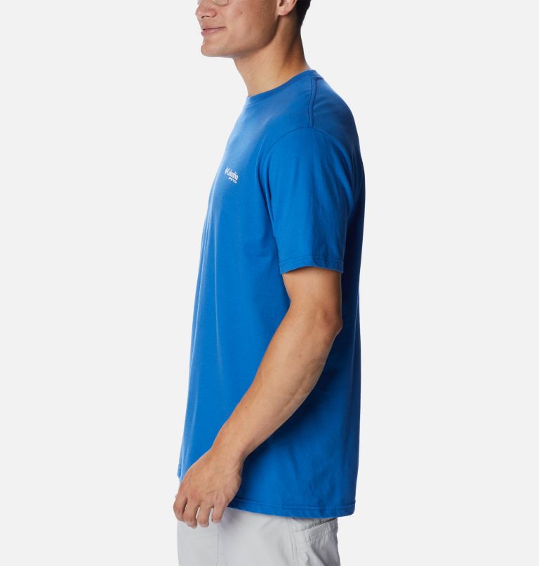 Thumbnail: Men's PFG Apor Graphic T-Shirt, Color: Vivid Blue, image 3