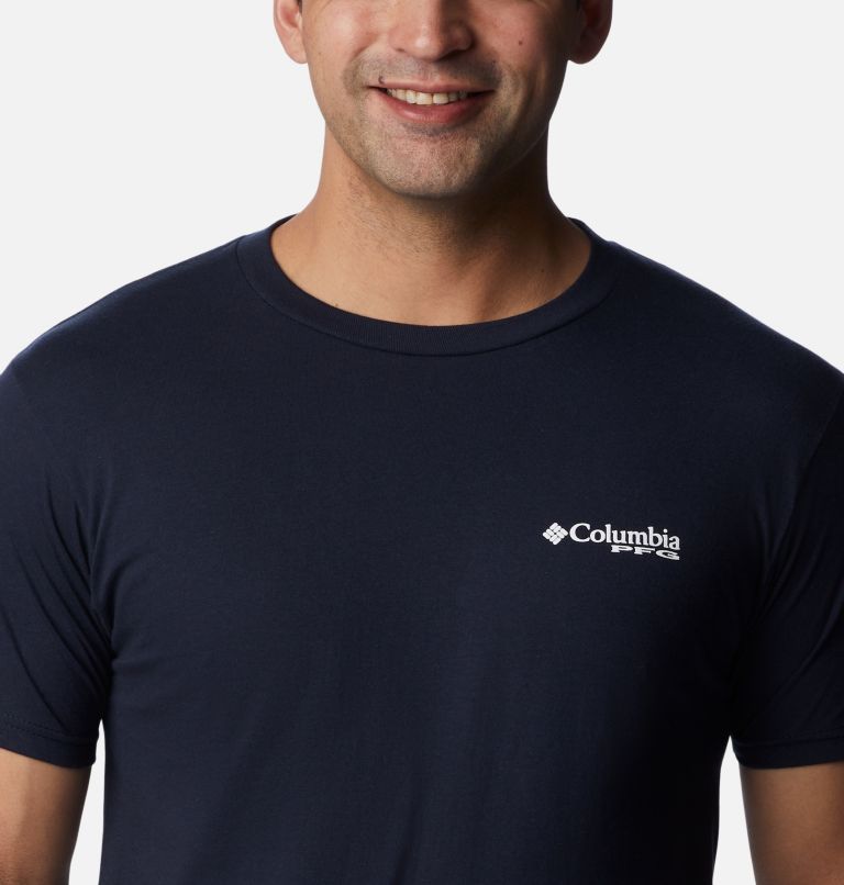 Men's PFG Constant Graphic T-Shirt, Color: Columbia Navy, image 4