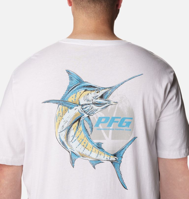 Thumbnail: Men's PFG Payton Graphic T-Shirt - Big, Color: White, image 5