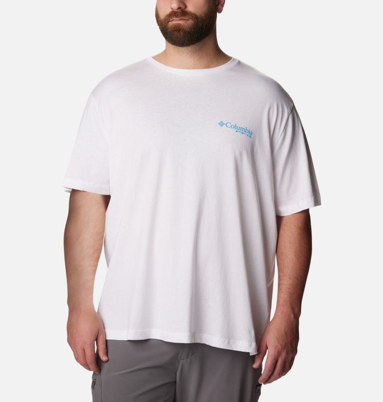 Thumbnail: Men's PFG Payton Graphic T-Shirt - Big, Color: White, image 2