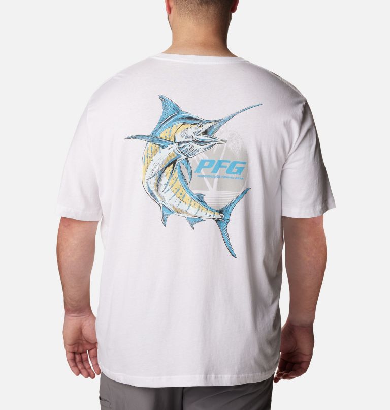 Thumbnail: Men's PFG Payton Graphic T-Shirt - Big, Color: White, image 1