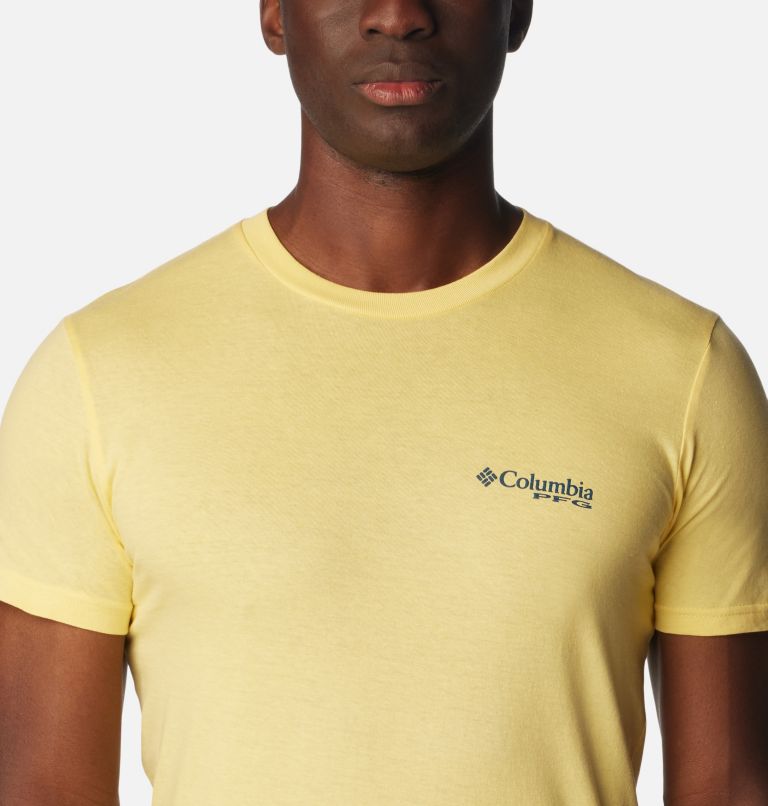 Thumbnail: Men's PFG Rail Graphic T-Shirt, Color: Sunlit, image 4