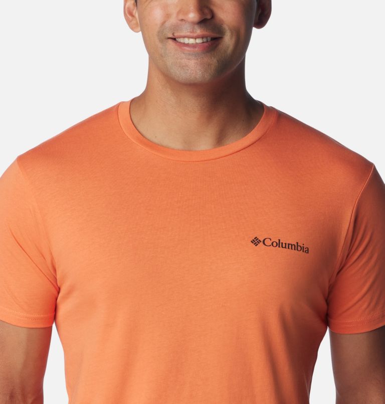 Men's Free Graphic T-Shirt, Color: Desert Orange, image 4