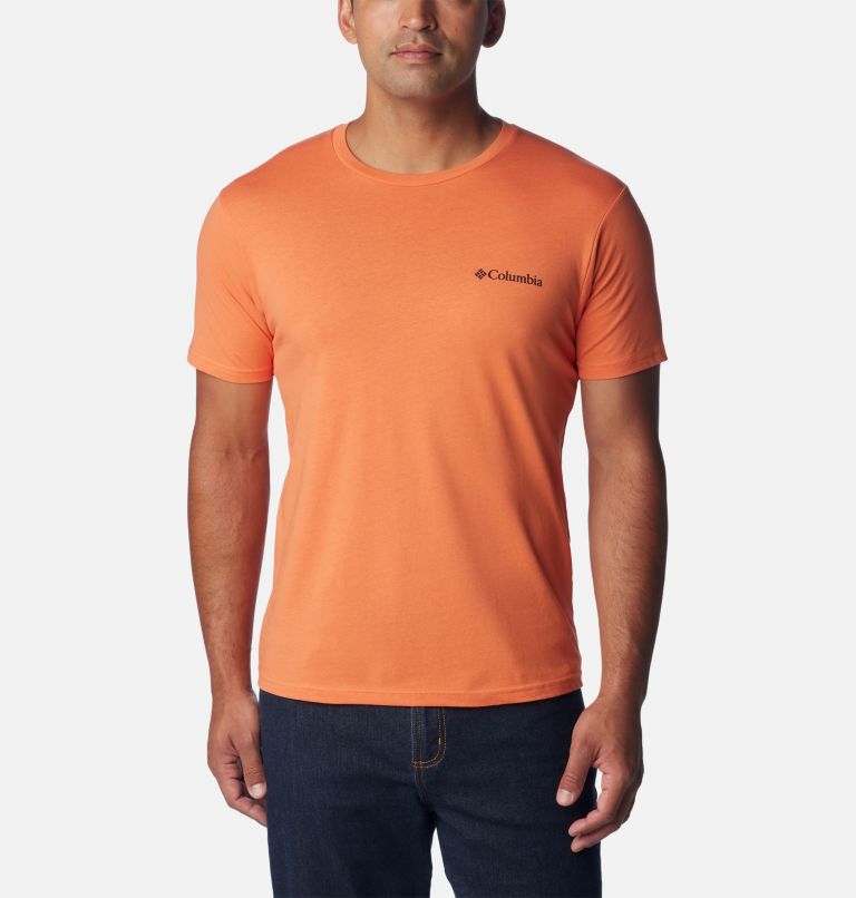 Men's Free Graphic T-Shirt, Color: Desert Orange, image 2