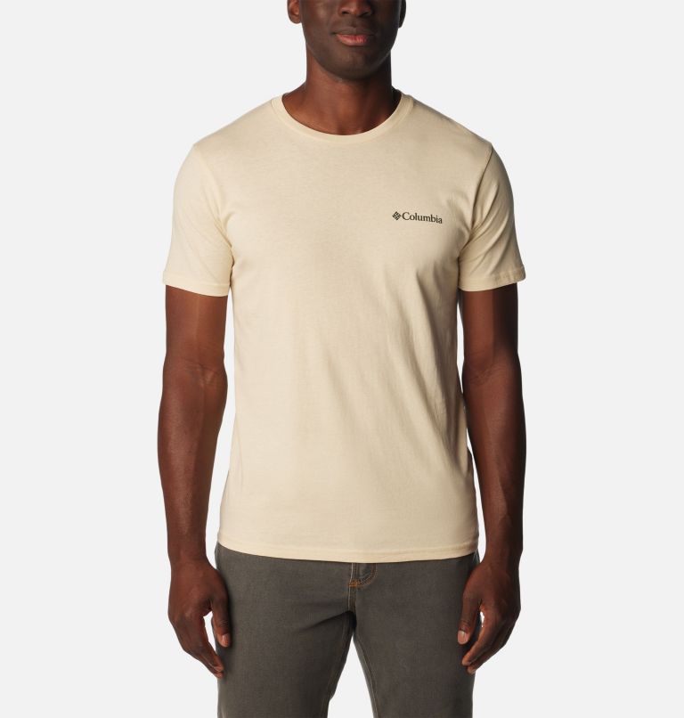 Thumbnail: Men's Vail Graphic T-Shirt, Color: Chalk, image 2