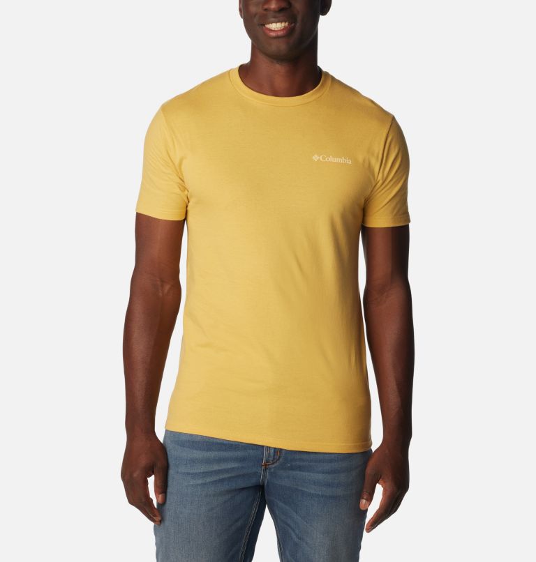 Thumbnail: Men's Pal Graphic T-Shirt, Color: Mustard, image 2
