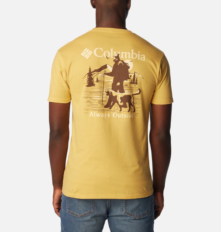 Thumbnail: Men's Pal Graphic T-Shirt, Color: Mustard, image 1