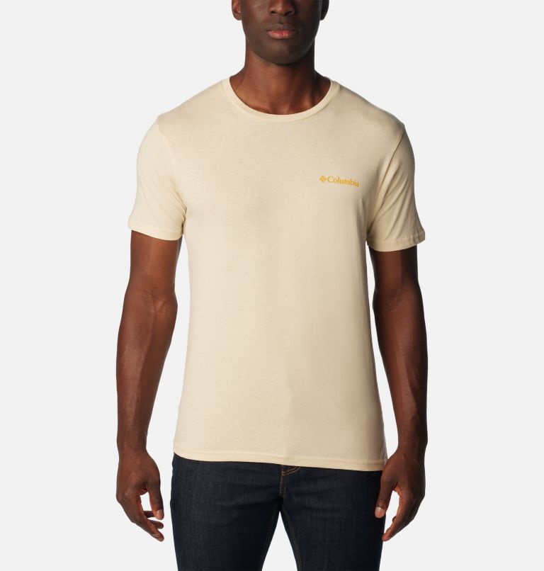 Men's Faraway Graphic T-Shirt, Color: Chalk, image 2