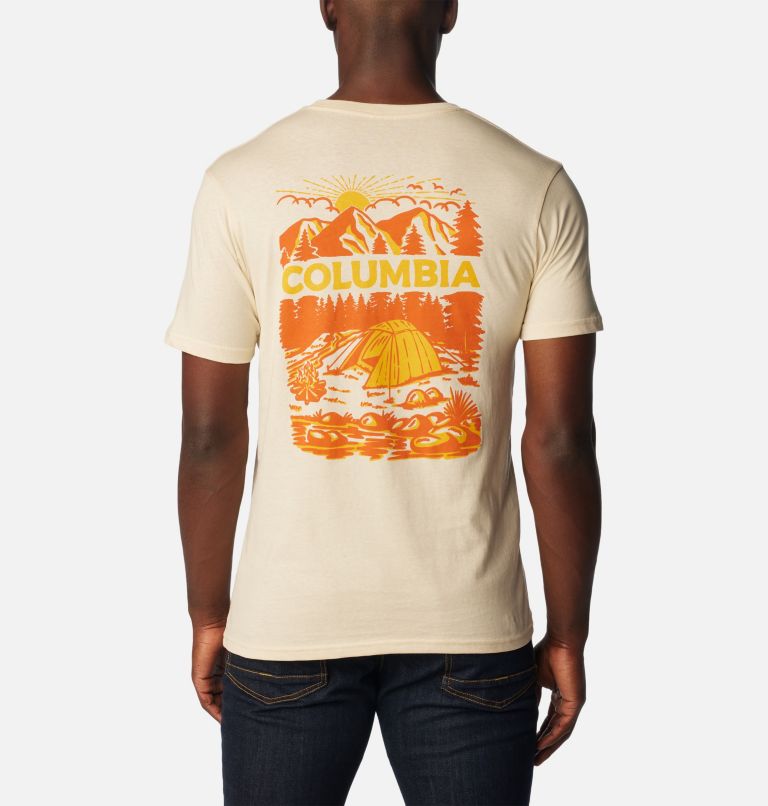 Men's Faraway Graphic T-Shirt, Color: Chalk, image 1