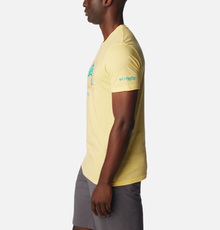 Men's PFG Upstream Graphic T-Shirt, Color: Sunlit, image 3