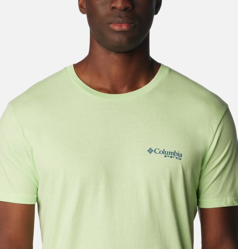 Thumbnail: Men's PFG Snap Graphic T-Shirt, Color: Key West, image 4