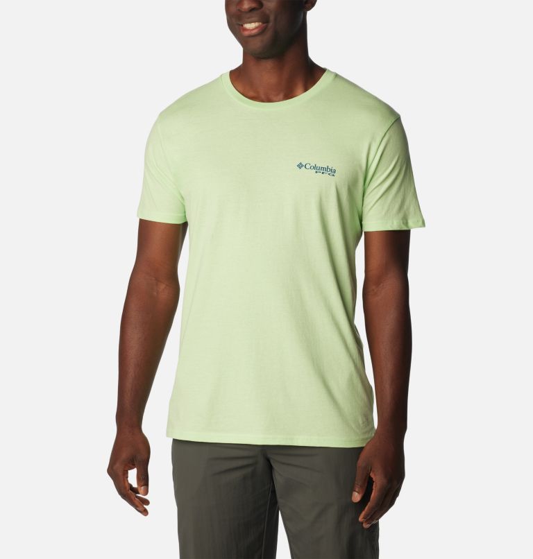 Men's PFG Snap Graphic T-Shirt, Color: Key West, image 2