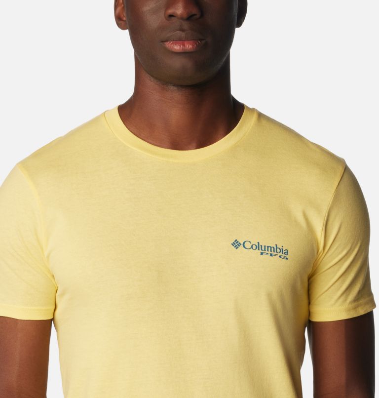 Thumbnail: Men's PFG Snap Graphic T-Shirt, Color: Sunlit, image 4