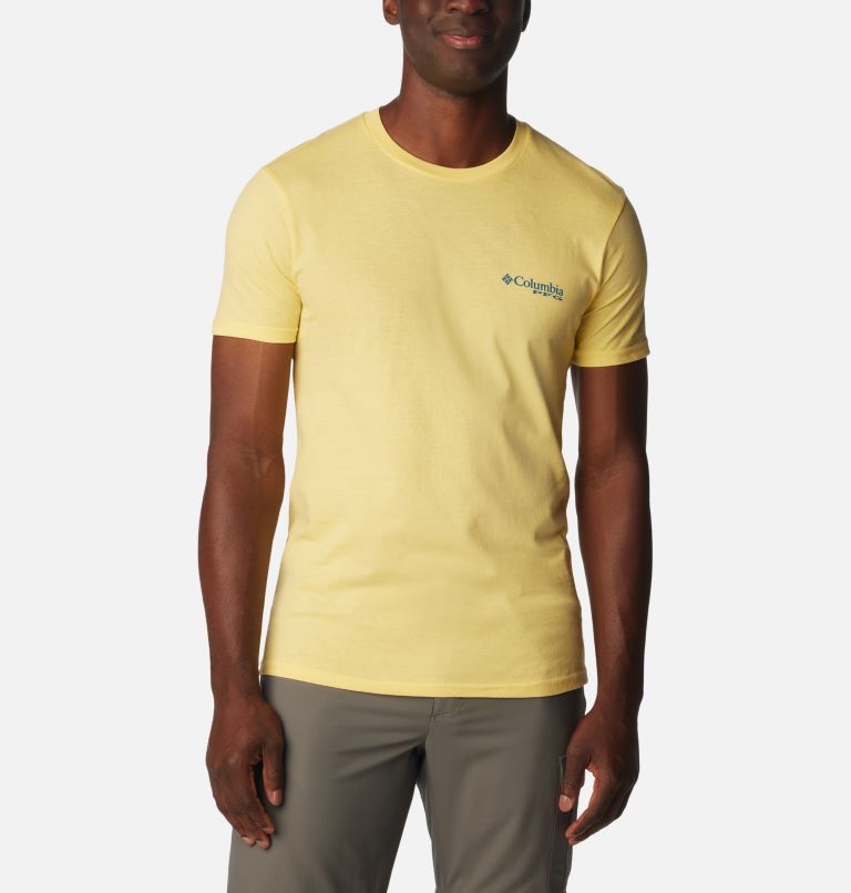 Thumbnail: Men's PFG Snap Graphic T-Shirt, Color: Sunlit, image 2