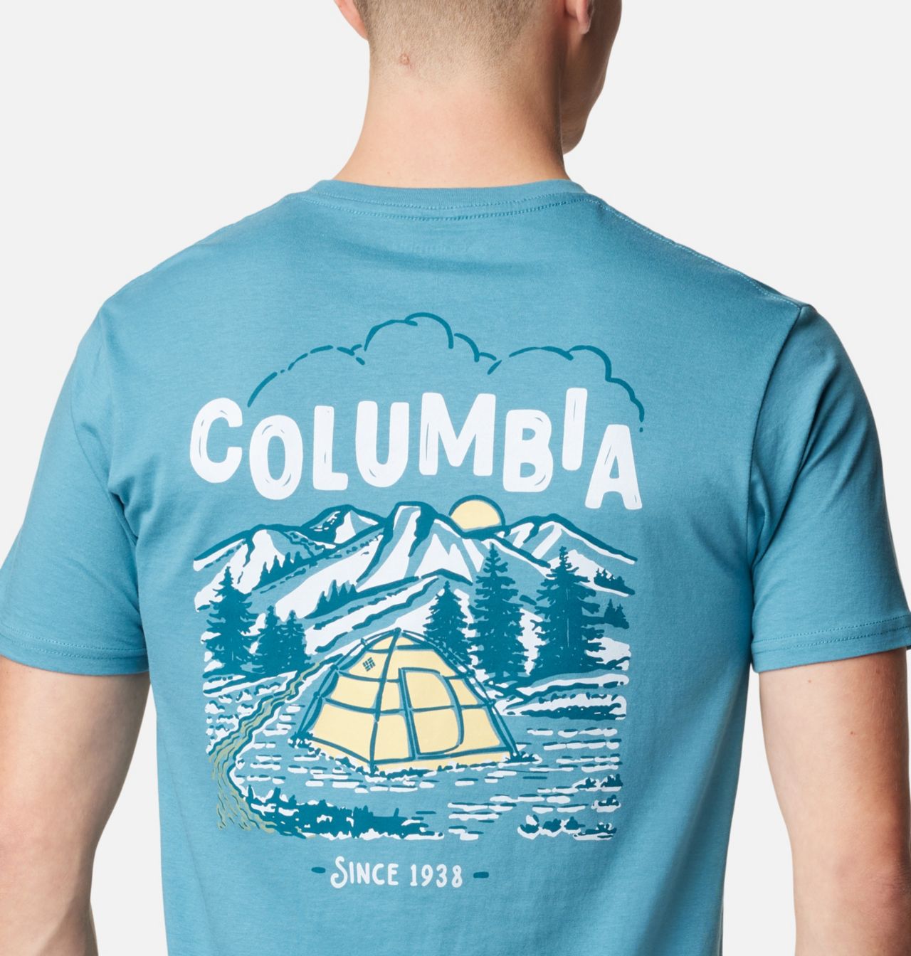Men's Camp Happy Graphic T-Shirt | 431 | S 5