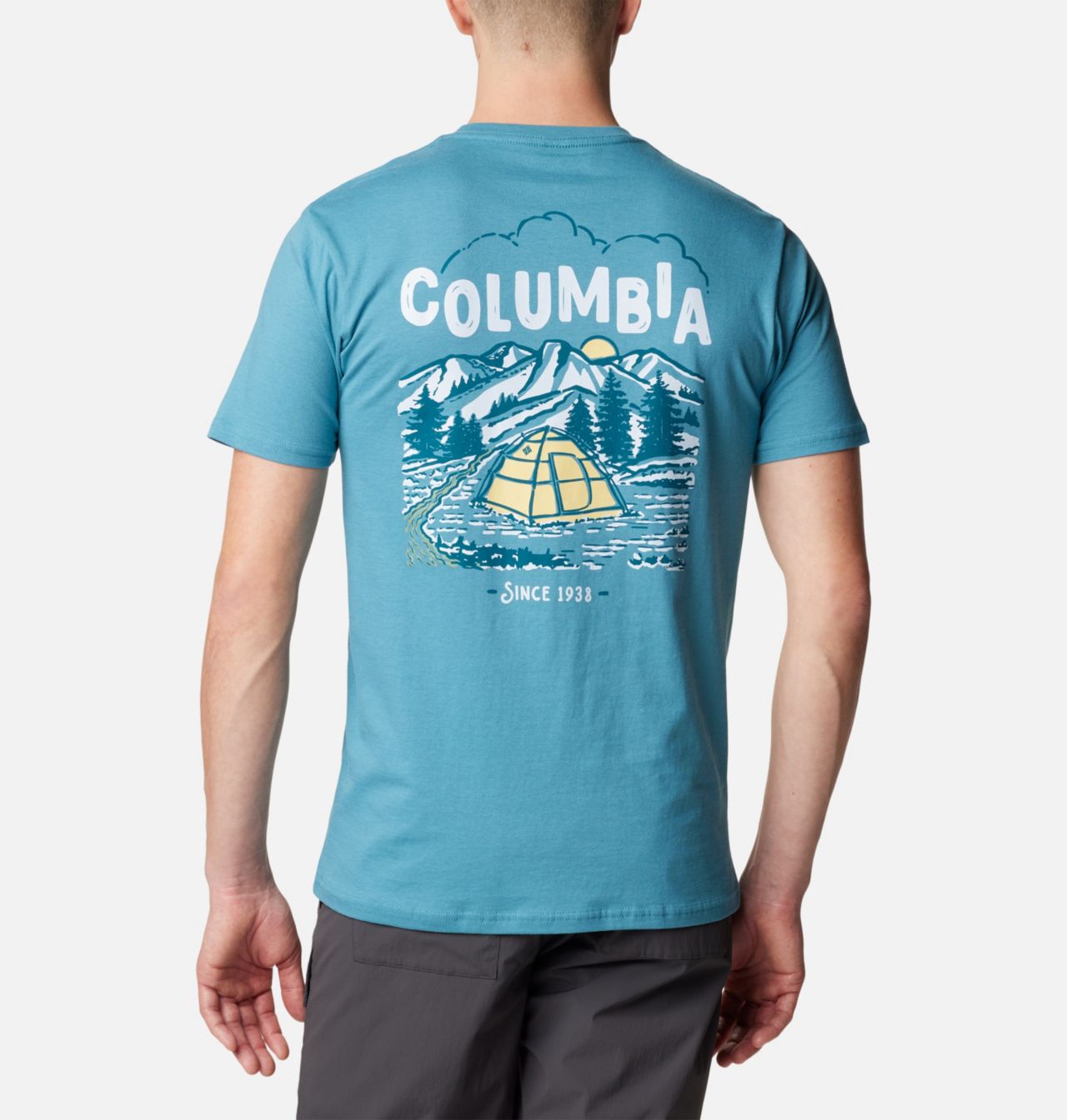 Men's Camp Happy Graphic T-Shirt | 431 | S 1