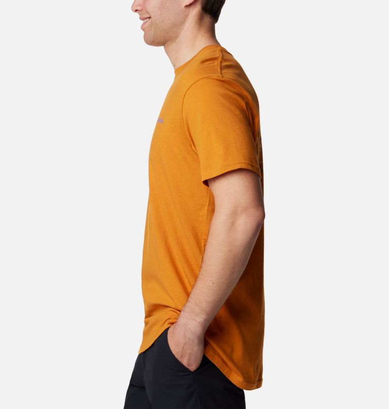 Men's Lone Star Graphic T-Shirt, Color: Gold Amber, image 3