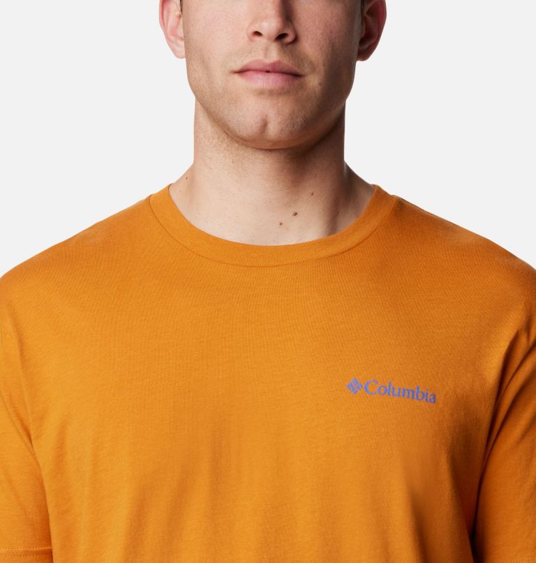 Men's Lone Star Graphic T-Shirt, Color: Gold Amber, image 4