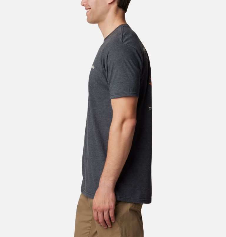 Men's Amarillo Graphic T-Shirt, Color: Charcoal Heather, image 3
