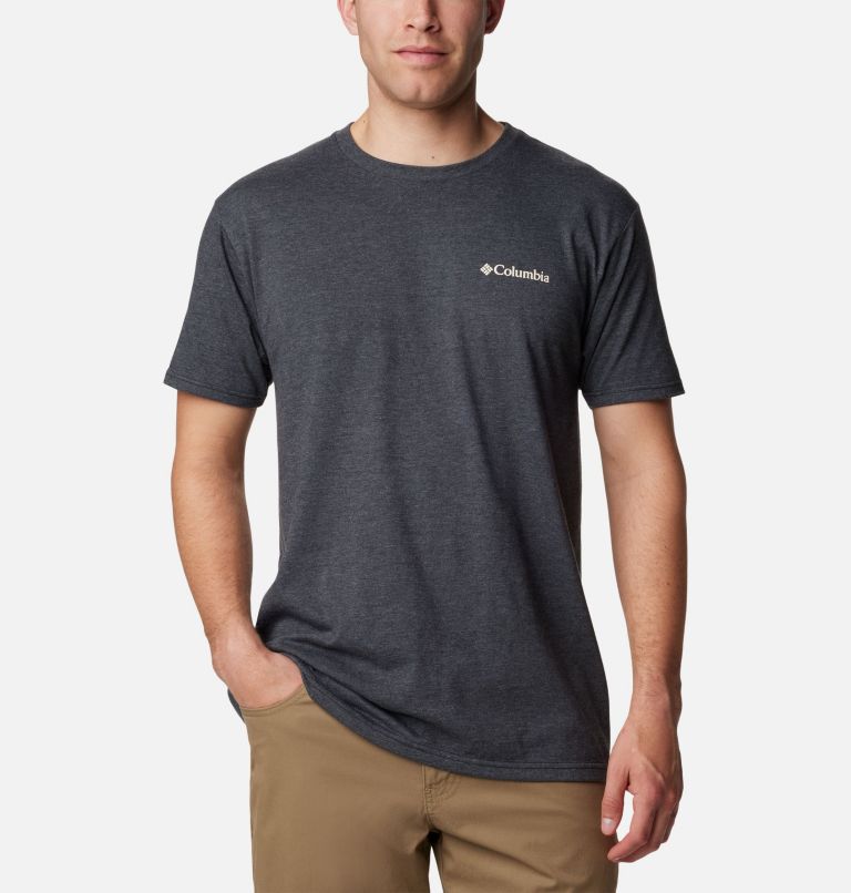 Men's Amarillo Graphic T-Shirt, Color: Charcoal Heather, image 2