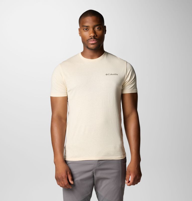 Men's Dolomites Graphic T-Shirt, Color: Chalk, image 2