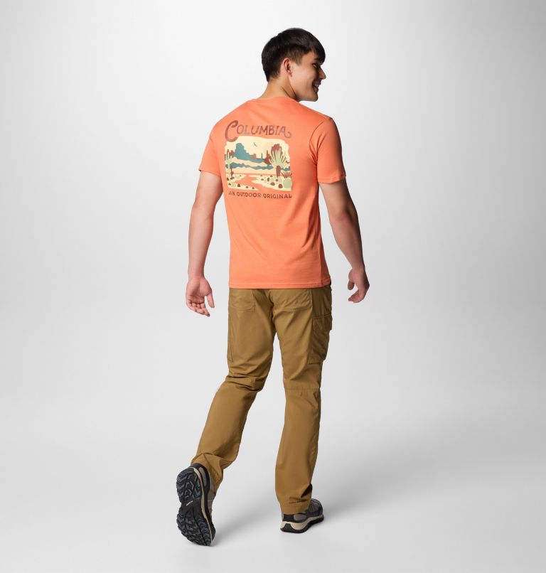 Men's Dreamland Graphic T-Shirt, Color: Desert Orange, image 3