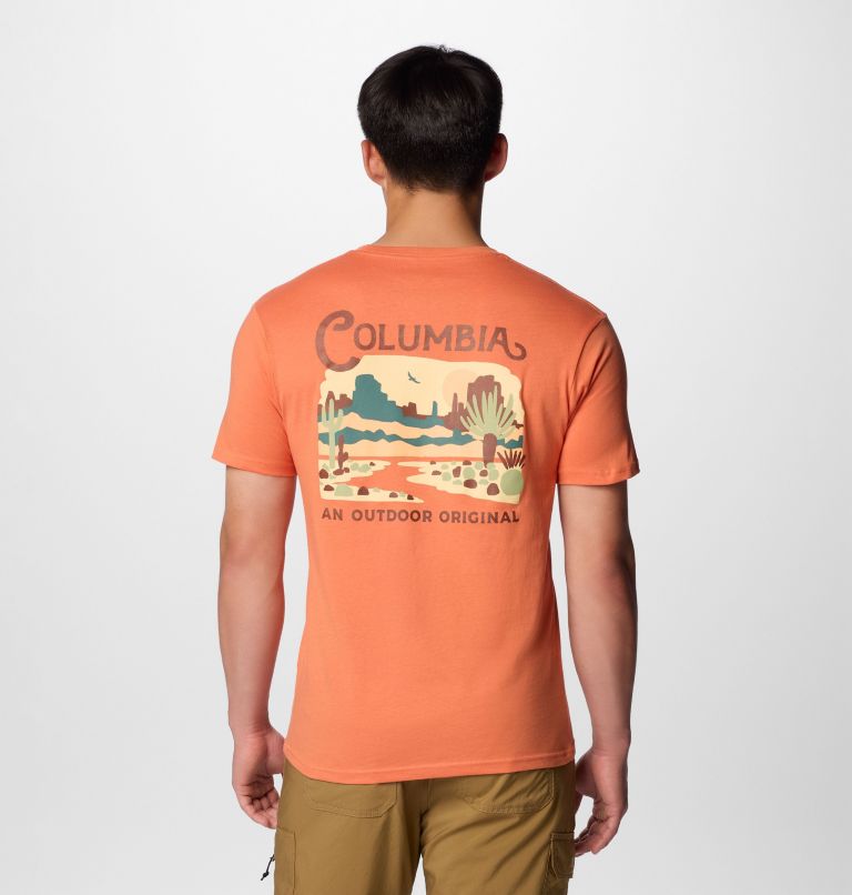 Men's Dreamland Graphic T-Shirt, Color: Desert Orange, image 1