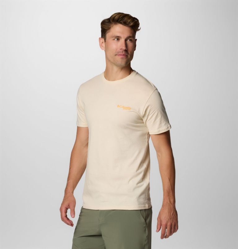 Men's Nikolai Graphic T-Shirt, Color: Chalk, image 4