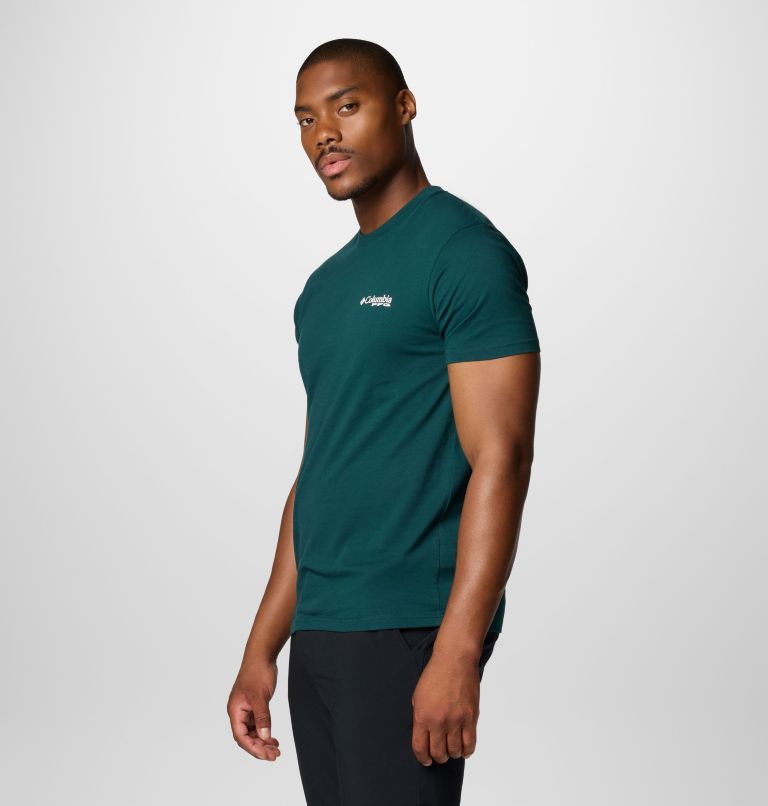 Men's Flysquatch Graphic T-Shirt, Color: Midnight Teal, image 4