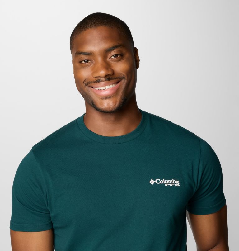 Men's Flysquatch Graphic T-Shirt, Color: Midnight Teal, image 5