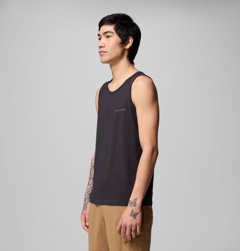 Men's Manny Vanny Tank Top, Color: BLACK, image 3