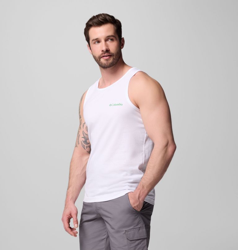 Men's Monobear Tank Top, Color: WHITE, image 3