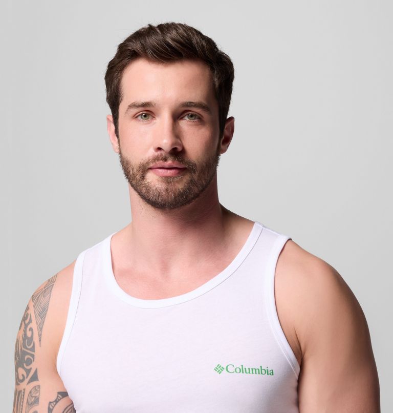 Men's Monobear Tank Top, Color: WHITE, image 4