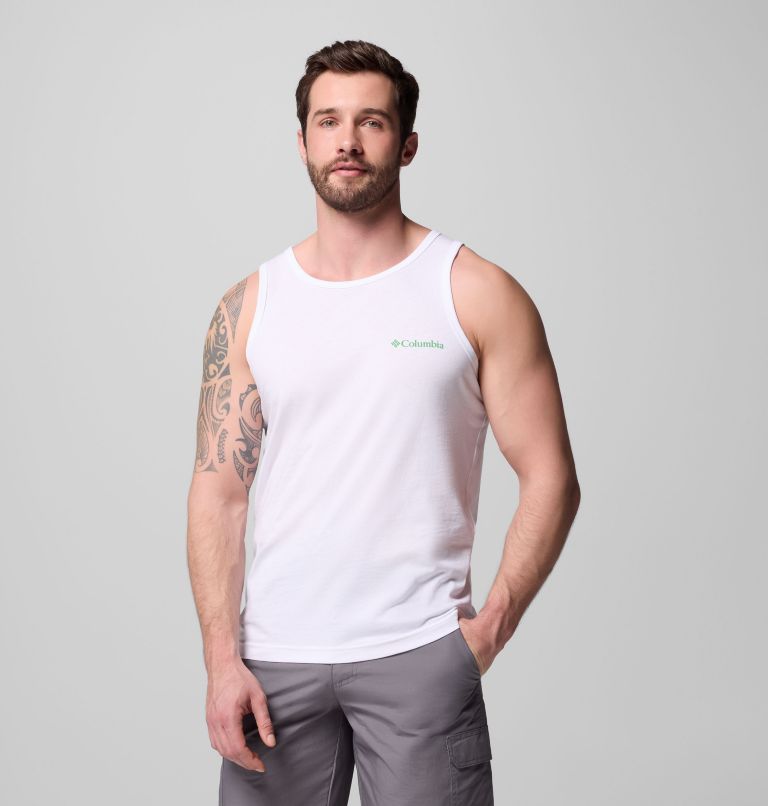 Men's Monobear Tank Top, Color: WHITE, image 2