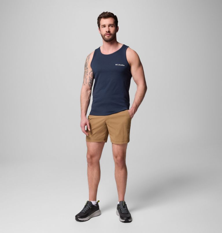 Men's Monobear Tank Top, Color: COLUMBIA NAVY, image 5