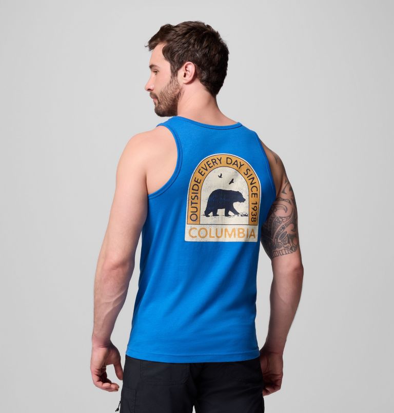 Men's Luke Graphic T-Shirt, Color: VIVID BLUE, image 1