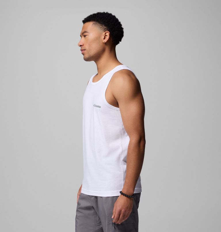 Men's Larry Tank Top | 100 | XXL, Color: WHITE, image 3