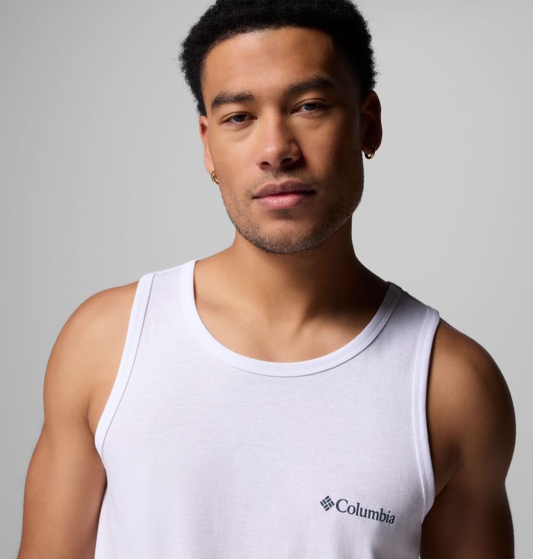 Men's Larry Tank Top | 100 | XXL, Color: WHITE, image 4