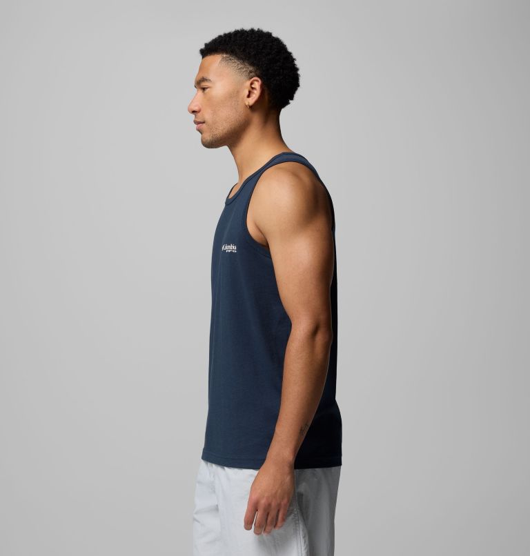 Men's Bandana Graphic T-Shirt, Color: COLUMBIIA NAVY, image 3