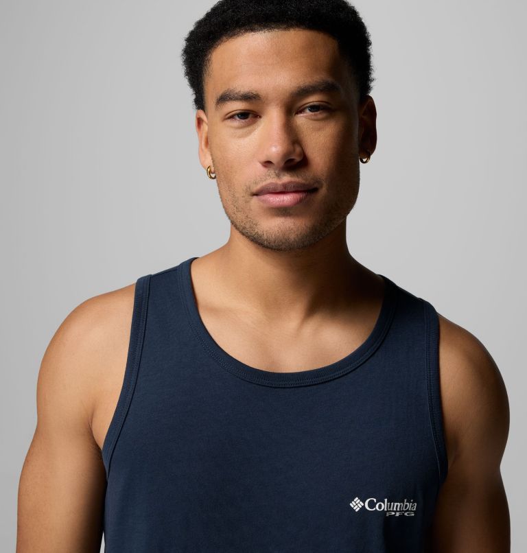 Men's Bandana Graphic T-Shirt, Color: COLUMBIIA NAVY, image 4
