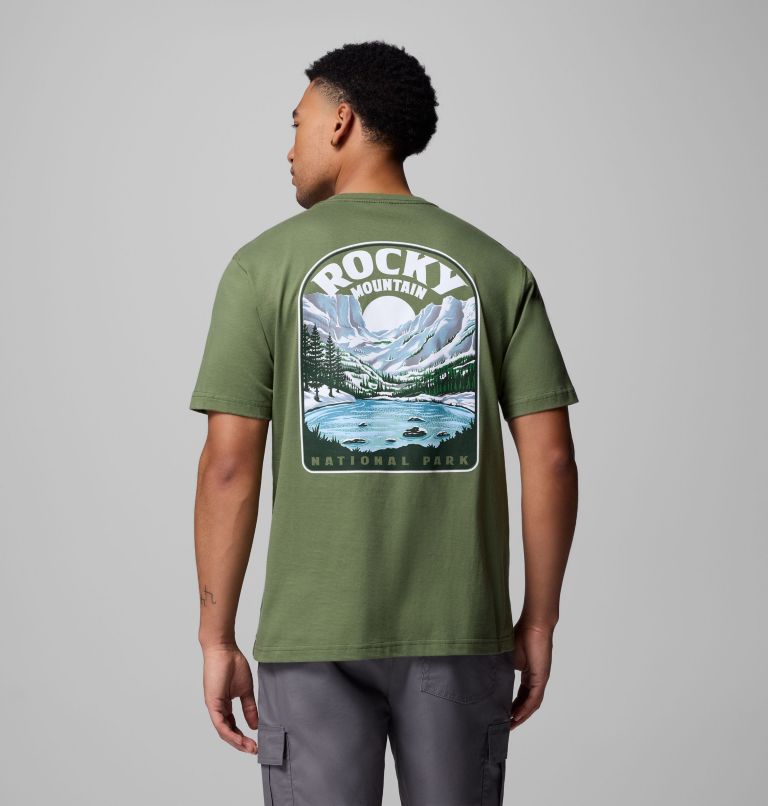 Men's Brock Graphic T-Shirt, Color: CANTEEN, image 1