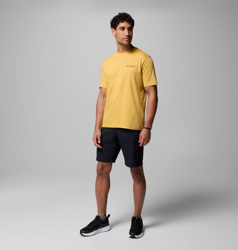 Men's BROCK BR CSC SS TEE | 716 | L, Color: MUSTARD, image 2
