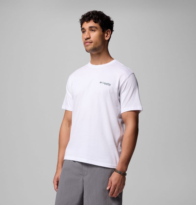 Men's EVERGLADES BR PFG SS TEE | 100 | S, Color: WHITE, image 4