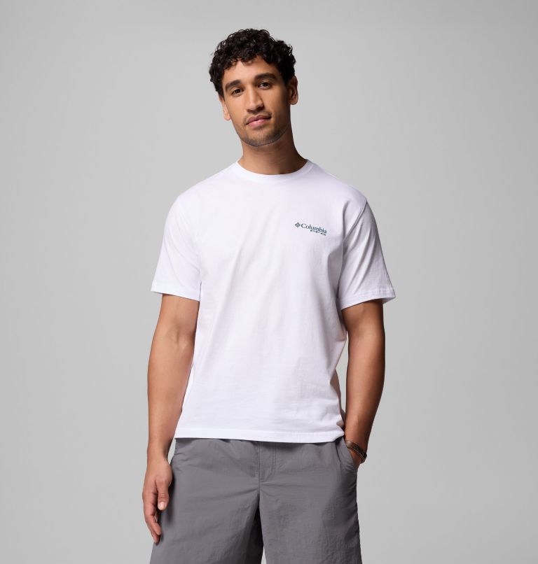 Men's EVERGLADES BR PFG SS TEE | 100 | S, Color: WHITE, image 3