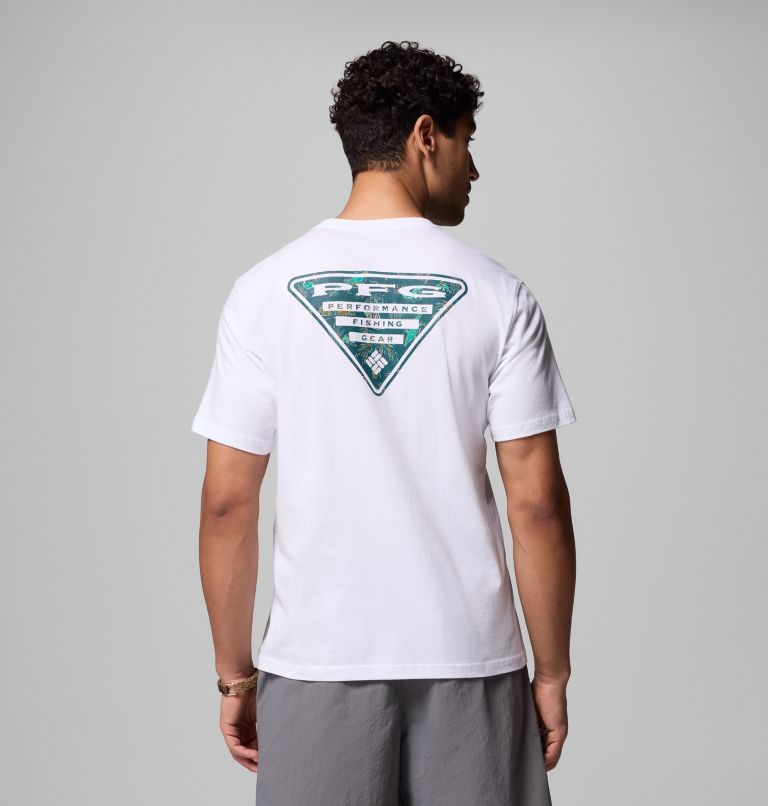Men's EVERGLADES BR PFG SS TEE | 100 | S, Color: WHITE, image 1