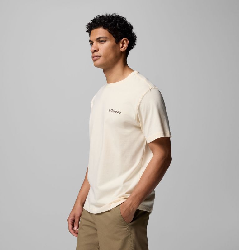 Men's George Graphic T-Shirt, Color: CHALK, image 4