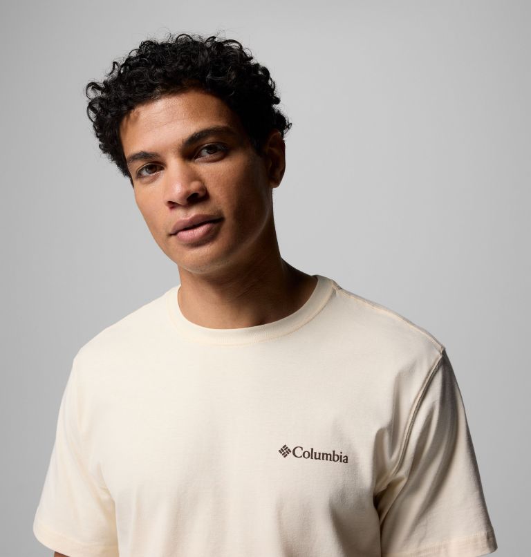 Men's George Graphic T-Shirt, Color: CHALK, image 5