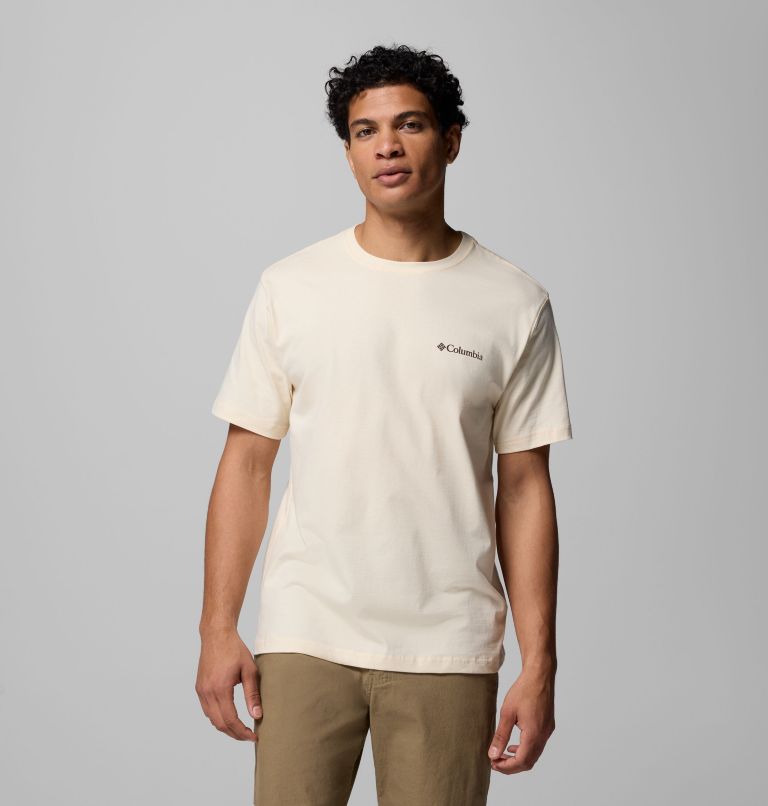 Men's George Graphic T-Shirt, Color: CHALK, image 3